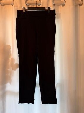 LIZ CLAIBORNE PULL ON STRETCH PANT- BLACK - SIZE 12